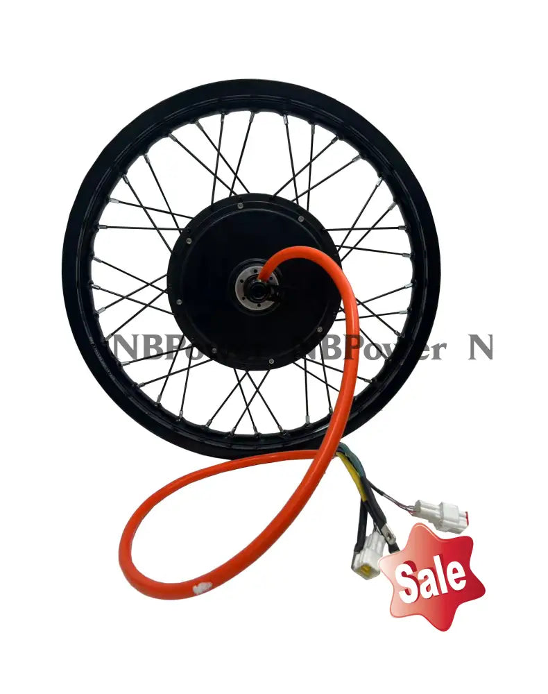 150mm dropout QS 205 5000W motorwheel motorcycles rim with Rear QS 5000W motor high speed and high torque for choose