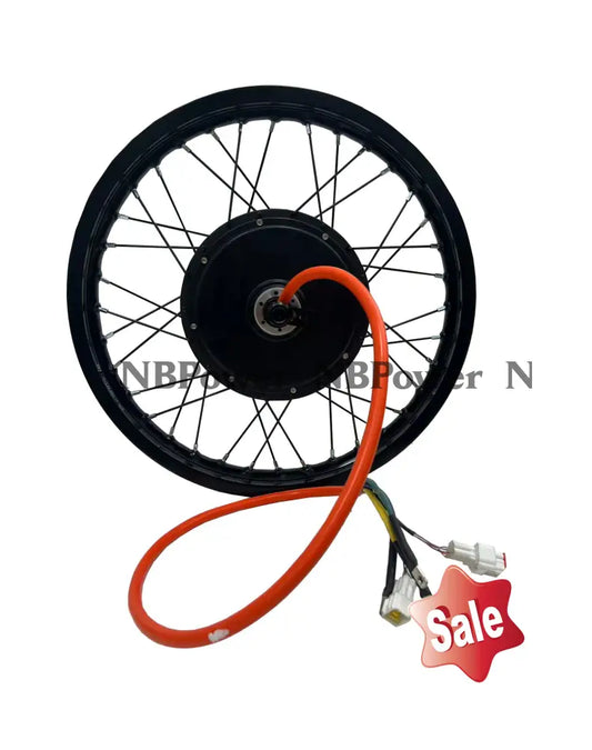 150mm dropout QS 205 5000W motorwheel motorcycles rim with Rear QS 5000W motor high speed and high torque for choose