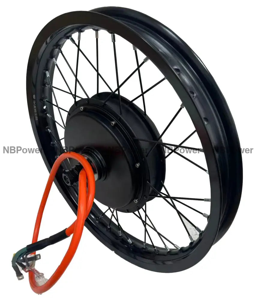 150mm dropout QS 205 5000W motorwheel motorcycles rim with Rear QS 5000W motor high speed and high torque for choose