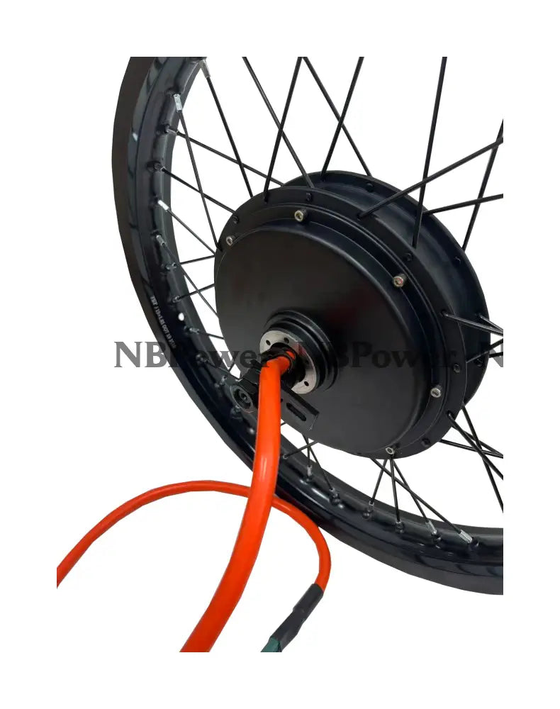 150mm dropout QS 205 5000W motorwheel motorcycles rim with Rear QS 5000W motor high speed and high torque for choose