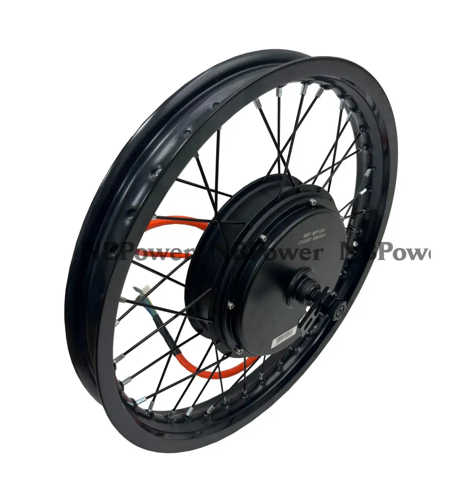 150mm dropout QS 205 5000W motorwheel motorcycles rim with Rear QS 5000W motor high speed and high torque for choose