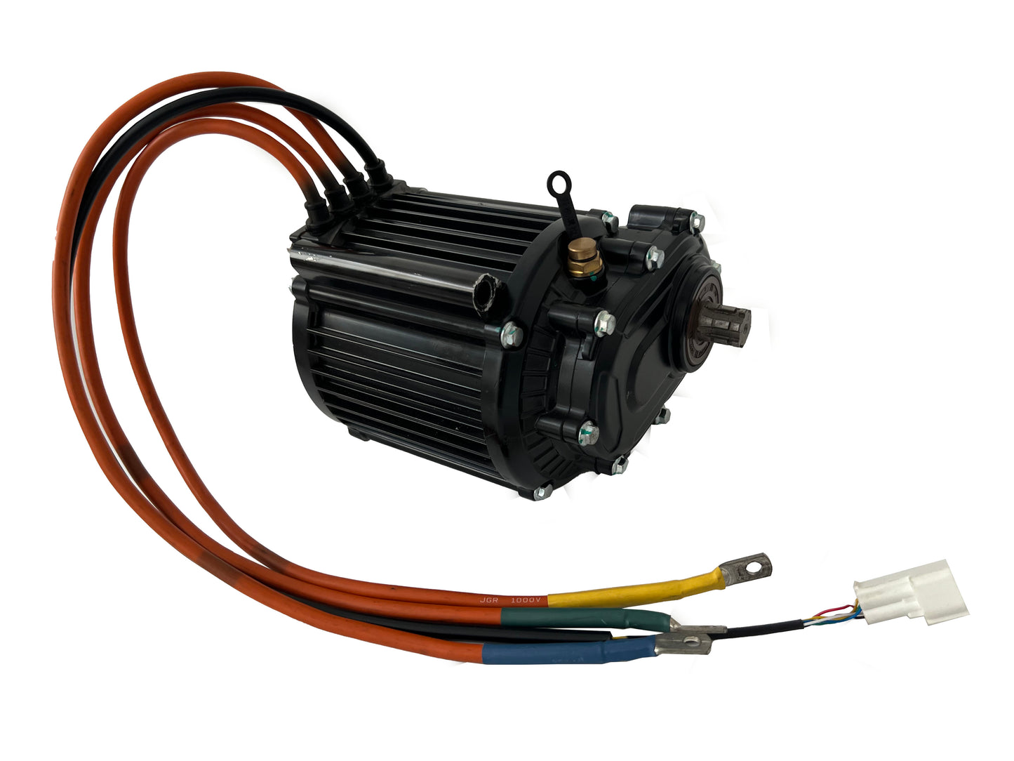 USA Stock:QS120 V3 2000W 60H 2KW Mid Drive Motor Kit with FarDriver ND72360 Controller , DKD Display and Throttle for Electric Motorcycle Moped ATV