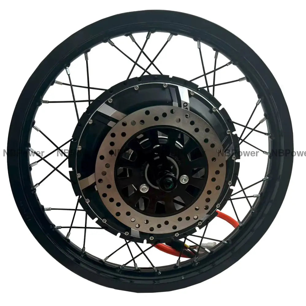 17/18/19/21inch 2.15-3.0 motorcycle rim with 200mm dropout 72V 12000W motorwheel with disc brake,12000W Motorwheel