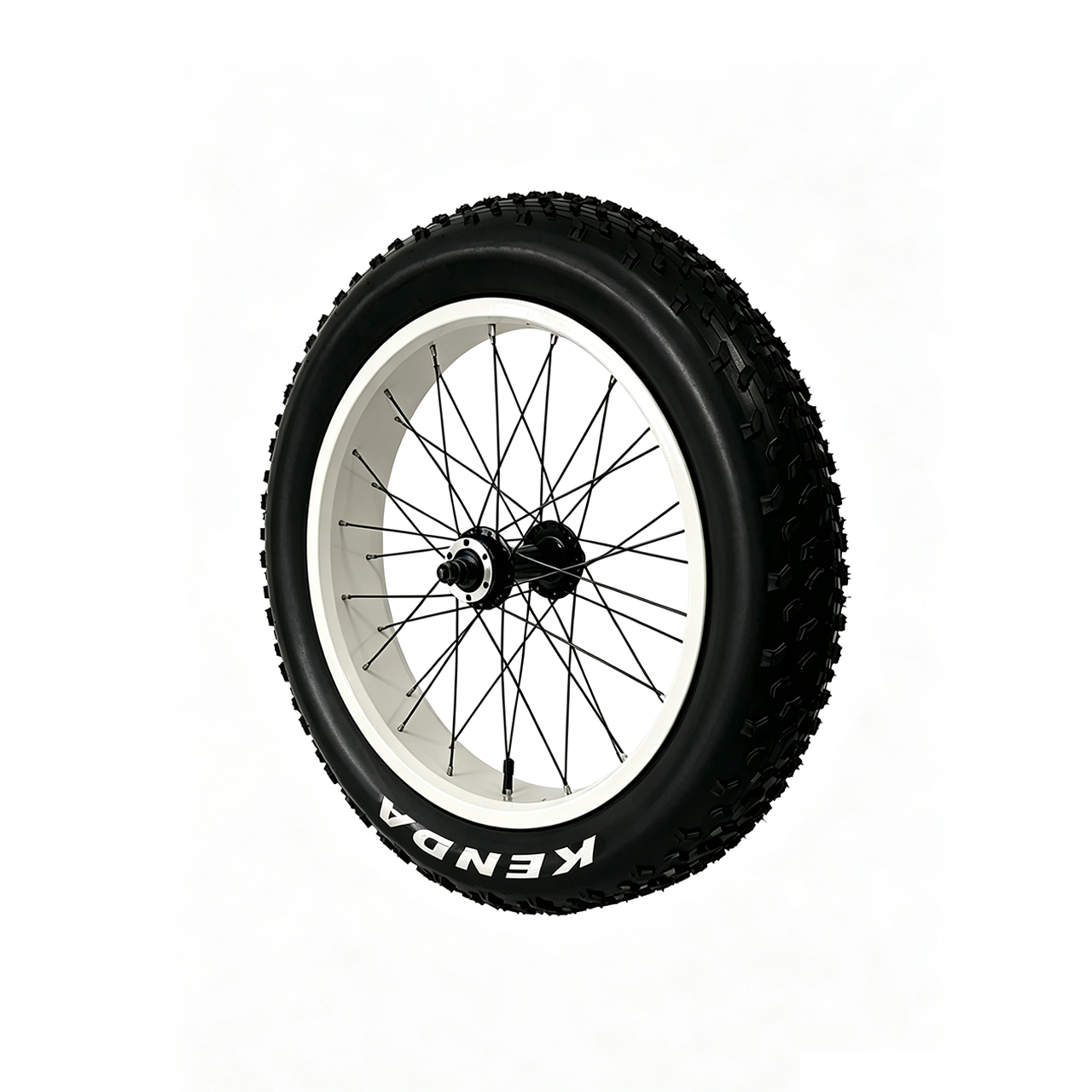 20x4.0 Blue/White/Red/Orange Bafang G062 48V 500W Cassette Motor Wheel 177mm*M12 Dropout With Matching 135mm*3/8Iinch Front Wheel With Kenda Tire
