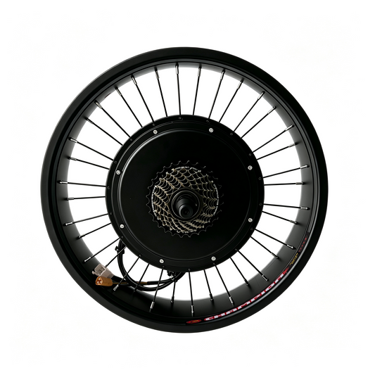 Almacén de EE. UU.: Llanta trasera gorda de 20 pulgadas P75 48V 2000W 170 mm con neumático, con controlador dual de 45A y pantalla SW900 y otros
