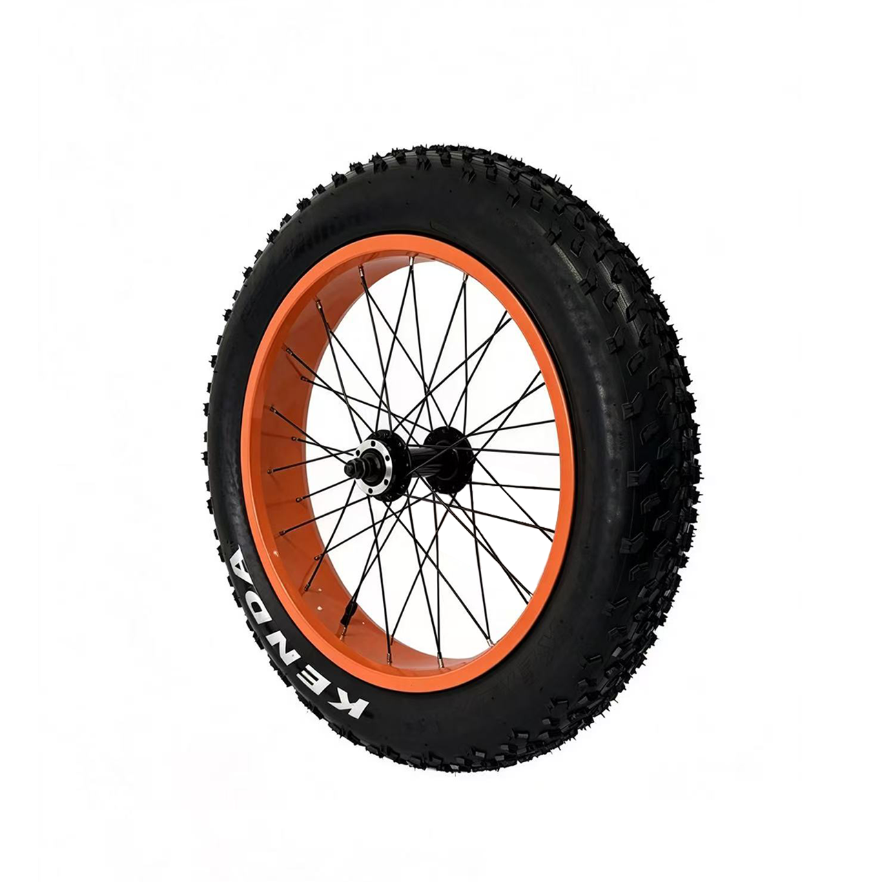 20x4.0 Blue/White/Red/Orange Bafang G062 48V 500W Cassette Motor Wheel 177mm*M12 Dropout With Matching 135mm*3/8Iinch Front Wheel With Kenda Tire