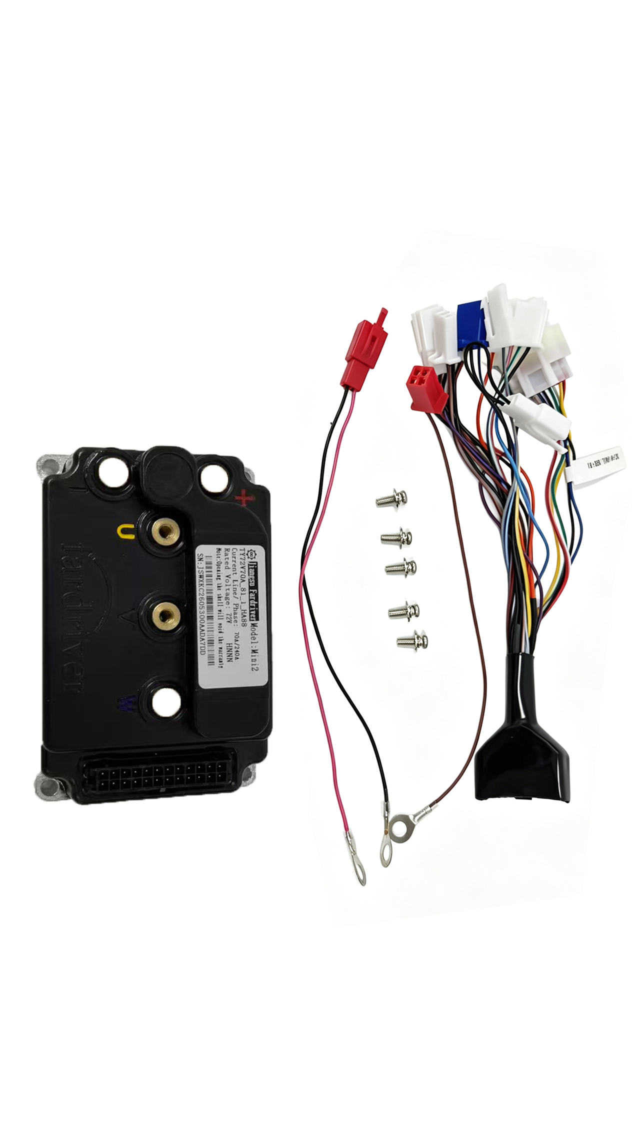 FarDriver Mini12 72240 70A Electric Bike & Scooter Controller Small Size E-bike Controller with Bluetooth