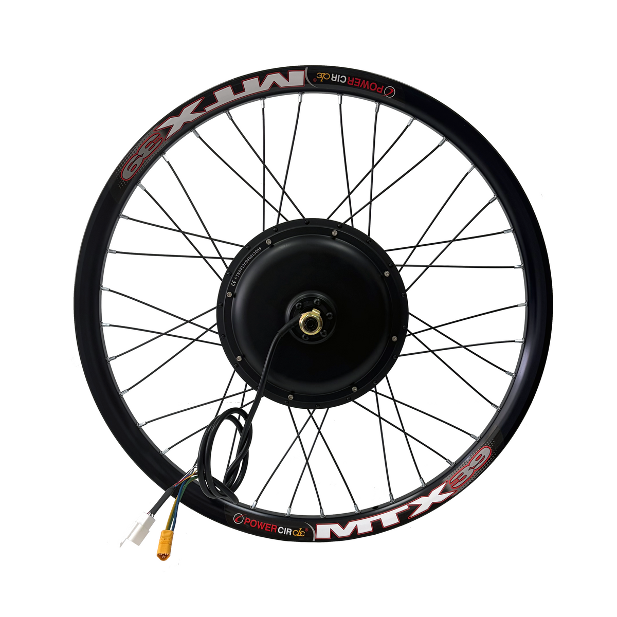 UK warehouse:135mm dropout 52V 2000W Motorwheel Kit , 26inch/27.5inch/ 29inch MTX rim disc brake with 45A Dual mode controller,SW900 display,Surron throttle and other 2000W parts NBPower