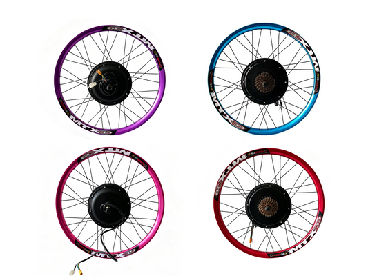 26inch/27.5inch/29Inch Blue/Pink/Purple/Red Strong Sun Ring MTX Rim 48V-72V 2000W  Hub MotorWheel  , 2000w Ebike Bicycle Electric Bike Hub Motor