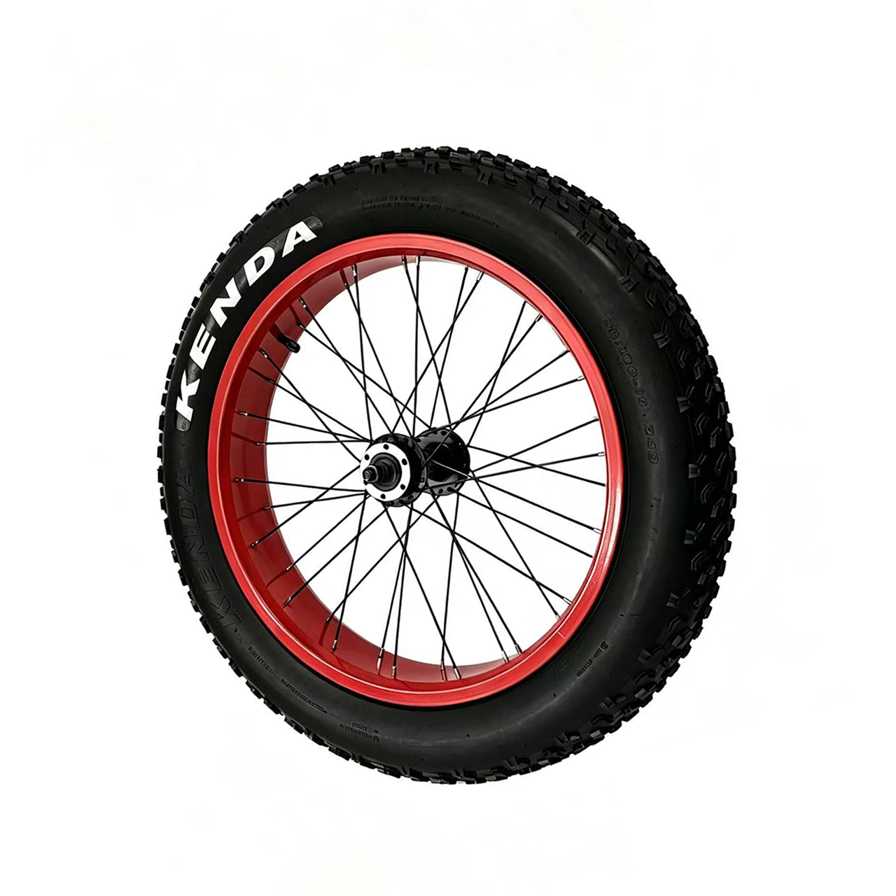 20x4.0 Blue/White/Red/Orange Bafang G062 48V 500W Cassette Motor Wheel 177mm*M12 Dropout With Matching 135mm*3/8Iinch Front Wheel With Kenda Tire