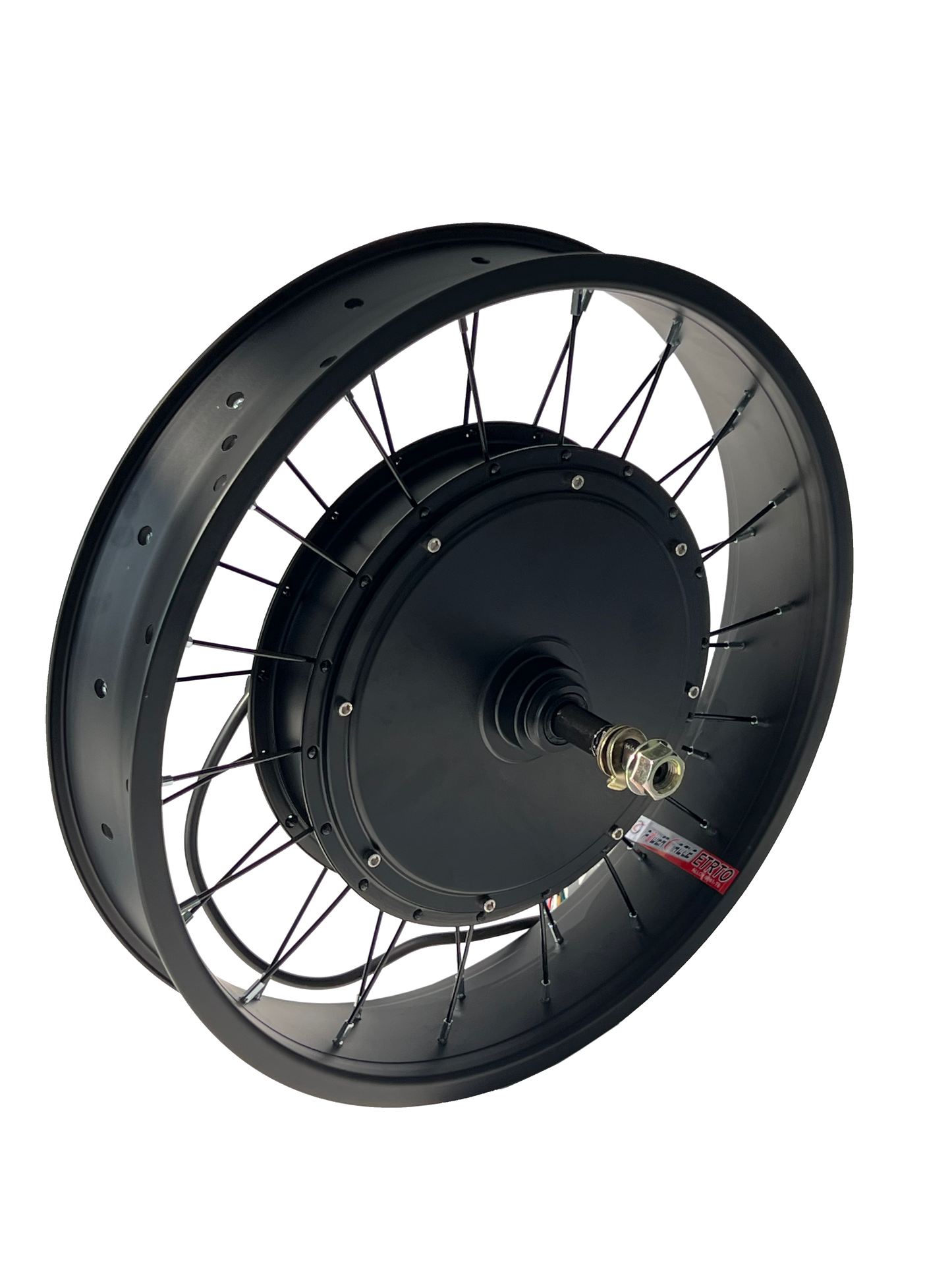 20/24/26*4.0 Fat Rim With 170-175mm /190mm Dropout 48-72V  2000W Motor, 2000W Motorwheel with feeewheel