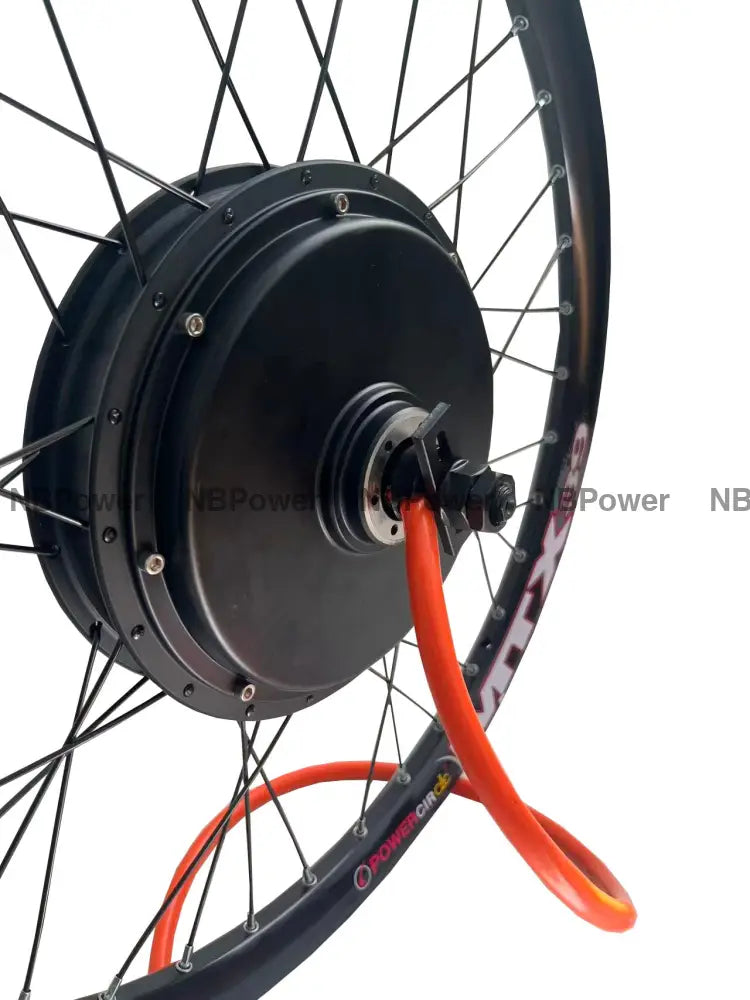 20/24/26/27.5/28/29/700C MTX rim Rear 150mm dropout 3.5T/5T high speed 5000W motorwheel with spokes ; 5000W motorwheel