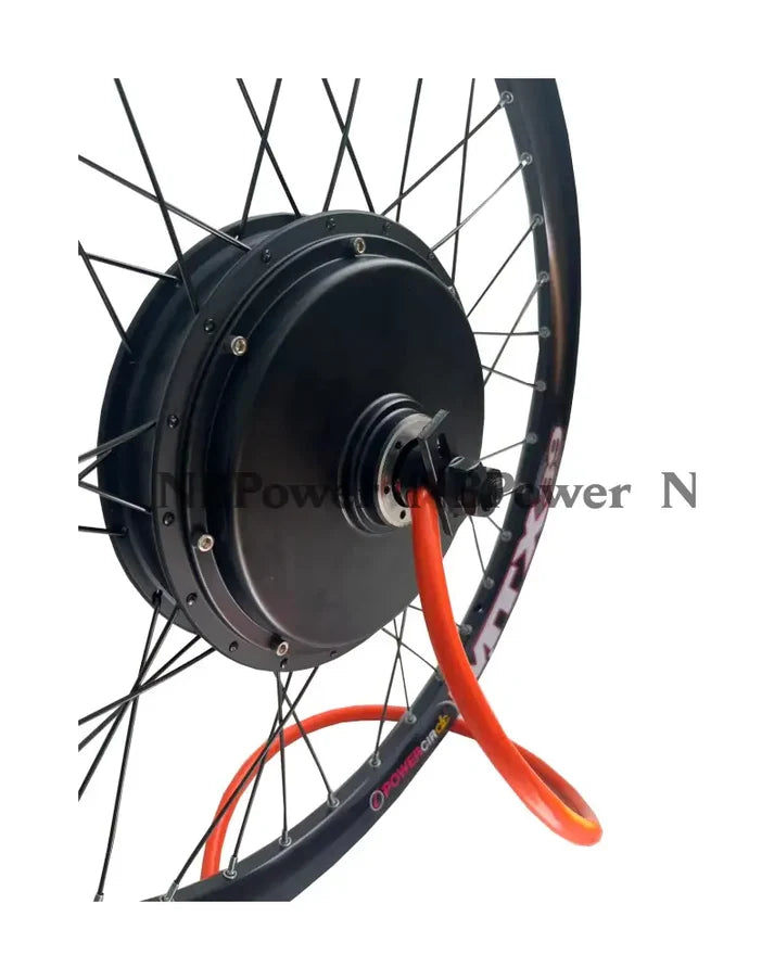 QS205 29inch 150mm Dropout Rear 72V 4T 5000W Motorwheel With XT150 Connector NBPower