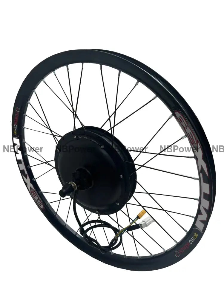 20/24/26/27.5/28/29/700C Rear wheel 135mm dropout 52V 2000W motorwheel with spokes