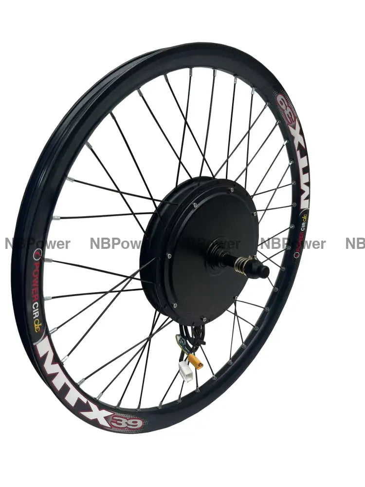 20/24/26/27.5/28/29/700C Rear wheel 135mm dropout 52V 2000W motorwheel with spokes