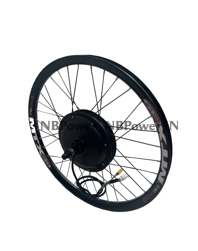 20/24/26/27.5/28/29/700C Rear wheel 135mm dropout 52V 2000W motorwheel with spokes