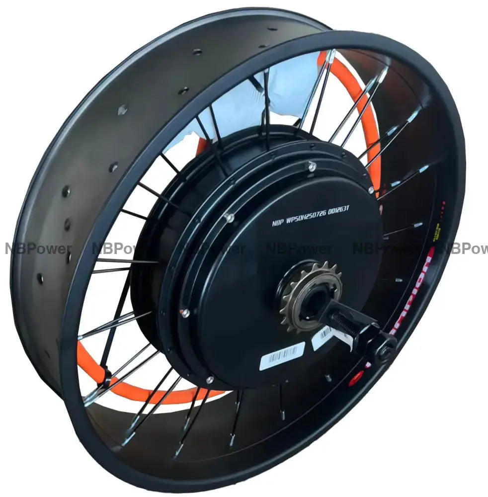 20*4.0 100mm width rim with QS 3T /3.5T/4T/5T 170mm dropout 5000W Fat motorwheel with single freewheel 3T Motor Wheel