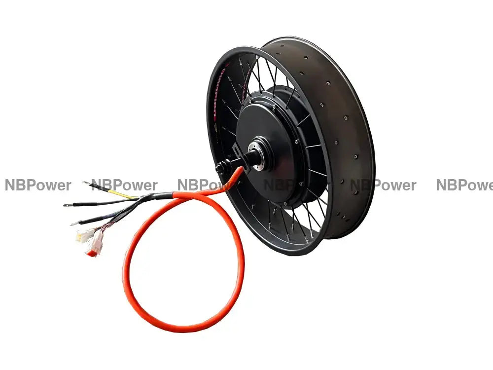 20*4.0 100mm width rim with QS 3T /3.5T/4T/5T 170mm dropout 5000W Fat motorwheel with single freewheel Motor Wheel