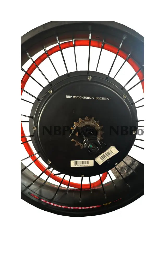 20*4.0 100mm width rim with QS 3T /3.5T/4T/5T 170mm dropout 5000W Fat motorwheel with single freewheel Motor Wheel