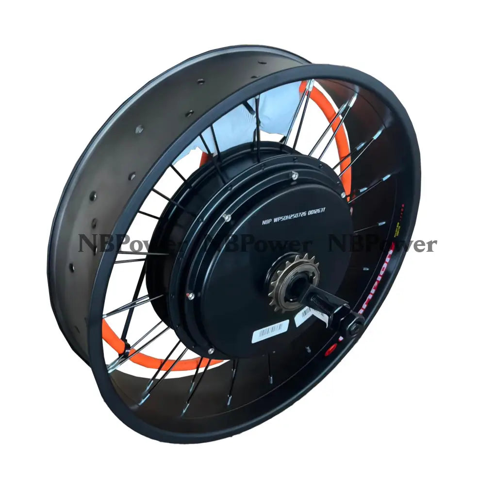 20*4.0 100mm width rim with QS 3T /3.5T/4T/5T 170mm dropout 5000W Fat motorwheel with single freewheel 3T Motor Wheel