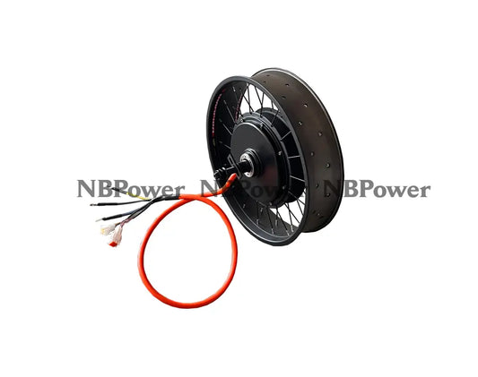 20*4.0 100mm width rim with QS 3T /3.5T/4T/5T 170mm dropout 5000W Fat motorwheel with single freewheel Motor Wheel