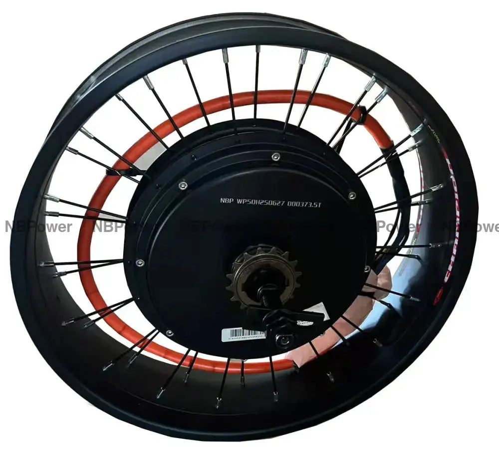 20*4.0 100mm width rim with QS 3T /3.5T/4T/5T 170mm dropout 5000W Fat motorwheel with single freewheel 3.5T Motor Wheel