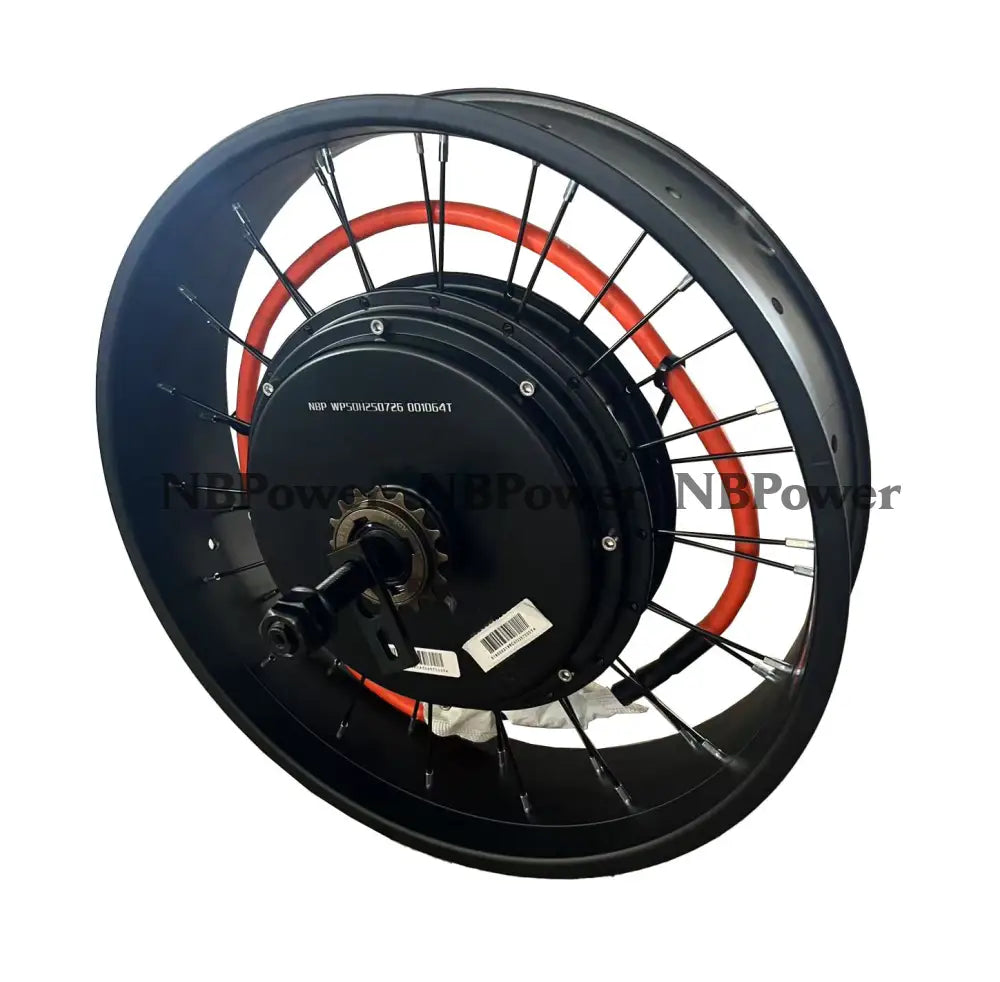 20*4.0 100mm width rim with QS 3T /3.5T/4T/5T 170mm dropout 5000W Fat motorwheel with single freewheel 4T Motor Wheel