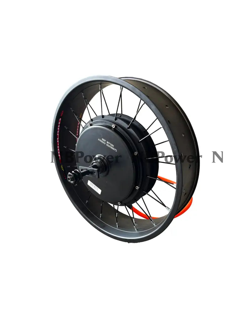 20*4.0 100mm width rim with QS 3T /3.5T/4T/5T 170mm dropout 5000W Fat motorwheel with single freewheel Motor Wheel