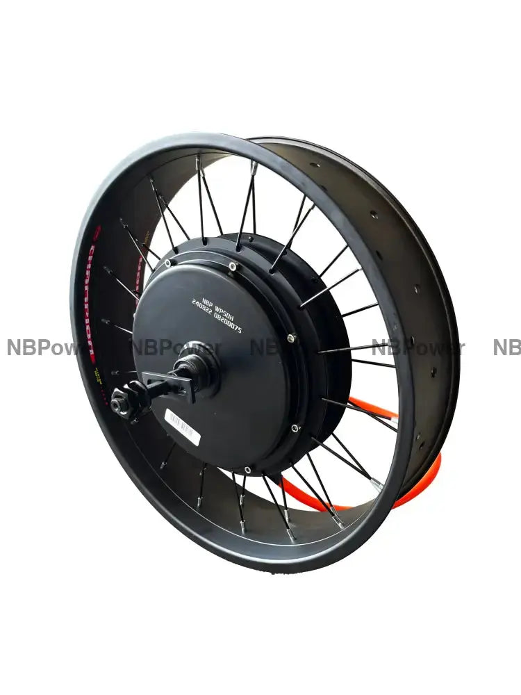 20*4.0 100mm width rim with QS 3T /3.5T/4T/5T 170mm dropout 5000W Fat motorwheel with single freewheel Motor Wheel