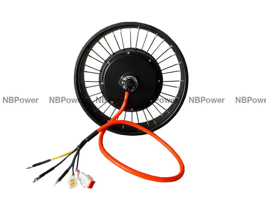 20*4.0 100mm width rim with QS 3T /3.5T/4T/5T 170mm dropout 5000W Fat motorwheel with single freewheel Motor Wheel