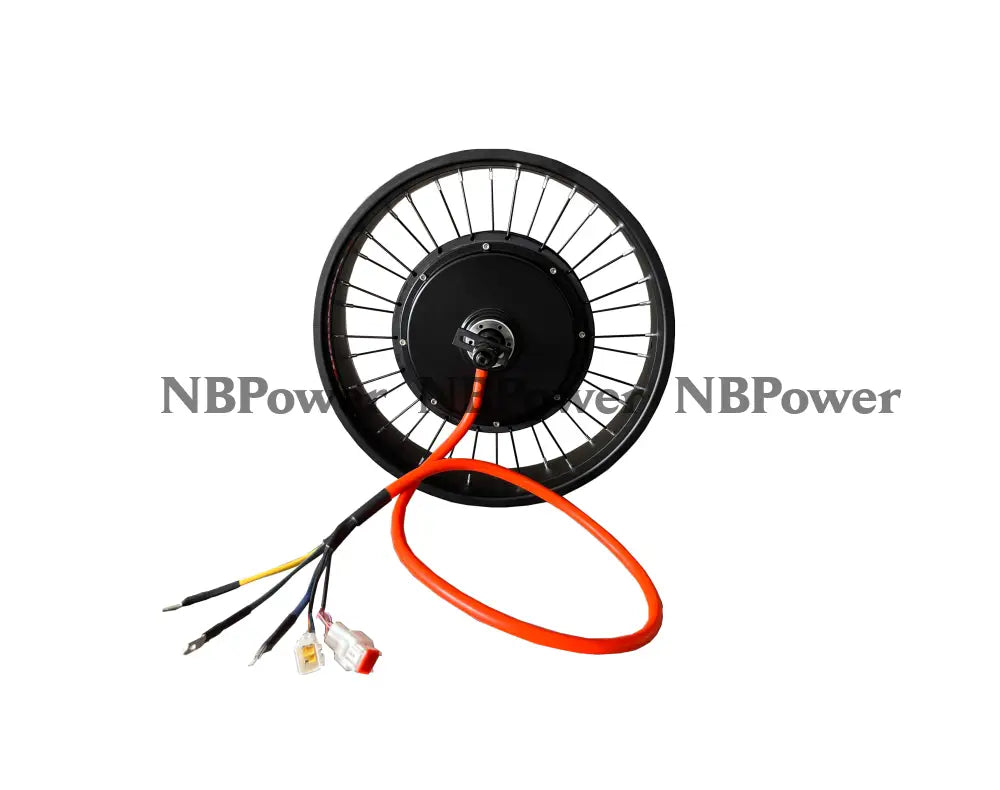 20*4.0 100mm width rim with QS 3T /3.5T/4T/5T 170mm dropout 5000W Fat motorwheel with single freewheel Motor Wheel