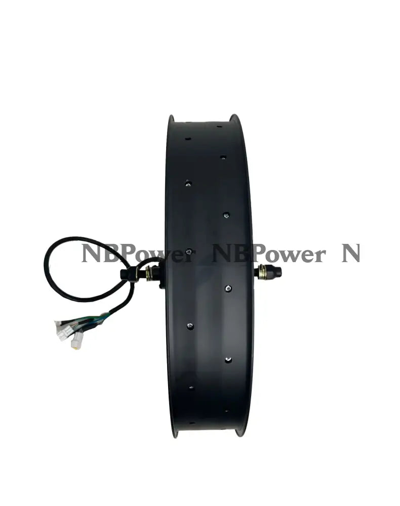 20*4.0/24*4.0/26*4.0inch 80/100mm width Double rim with rear 170mm dropout 72V 5000W Fat motorwheel with spokes