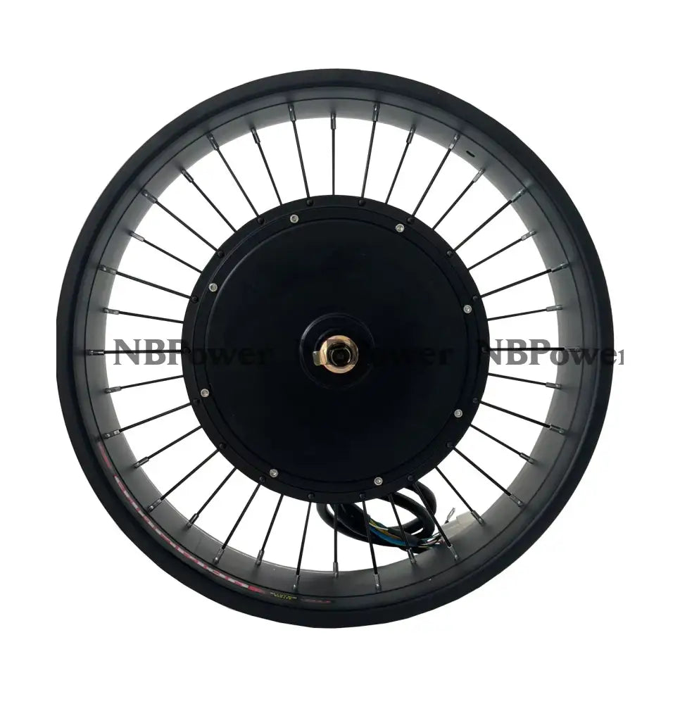 20*4.0 80/100mm width Double rim with rear 170mm dropout 72V 5000W Fat motorwheel with spokes