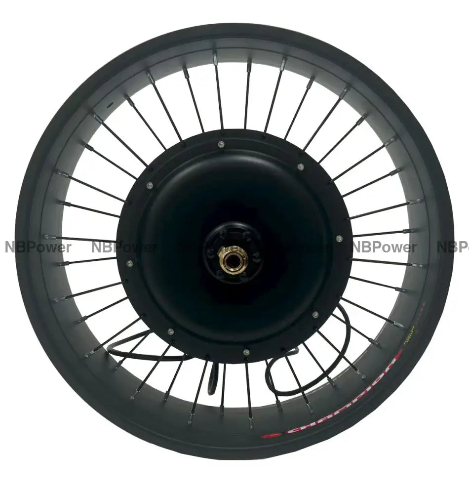 20*4.0 /24*4.0/26*4.0 Front 135mm dropout 48-72V 2000W Fat motorwheel with spokes,Front Fat motorwheel