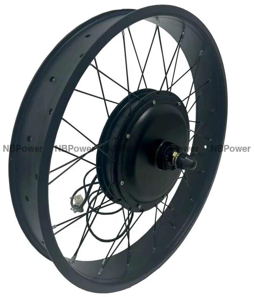 20*4.0 /24*4.0/26*4.0 Front 135mm dropout 48-72V 2000W Fat motorwheel with spokes,Front Fat motorwheel 24*4.0