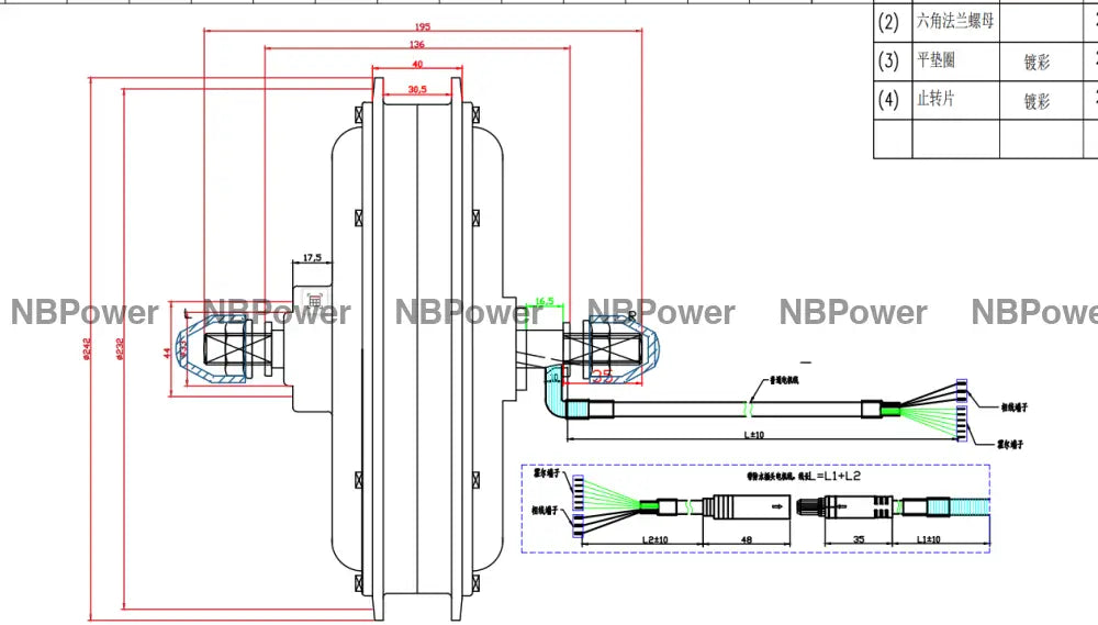 20*4.0 /24*4.0/26*4.0 Front 135mm dropout 48-72V 2000W Fat motorwheel with spokes,Front Fat motorwheel