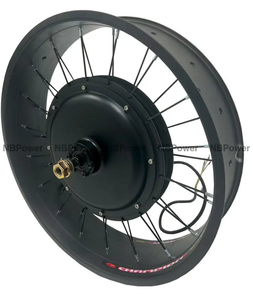 20*4.0 /24*4.0/26*4.0 Front 135mm dropout 48-72V 2000W Fat motorwheel with spokes,Front Fat motorwheel