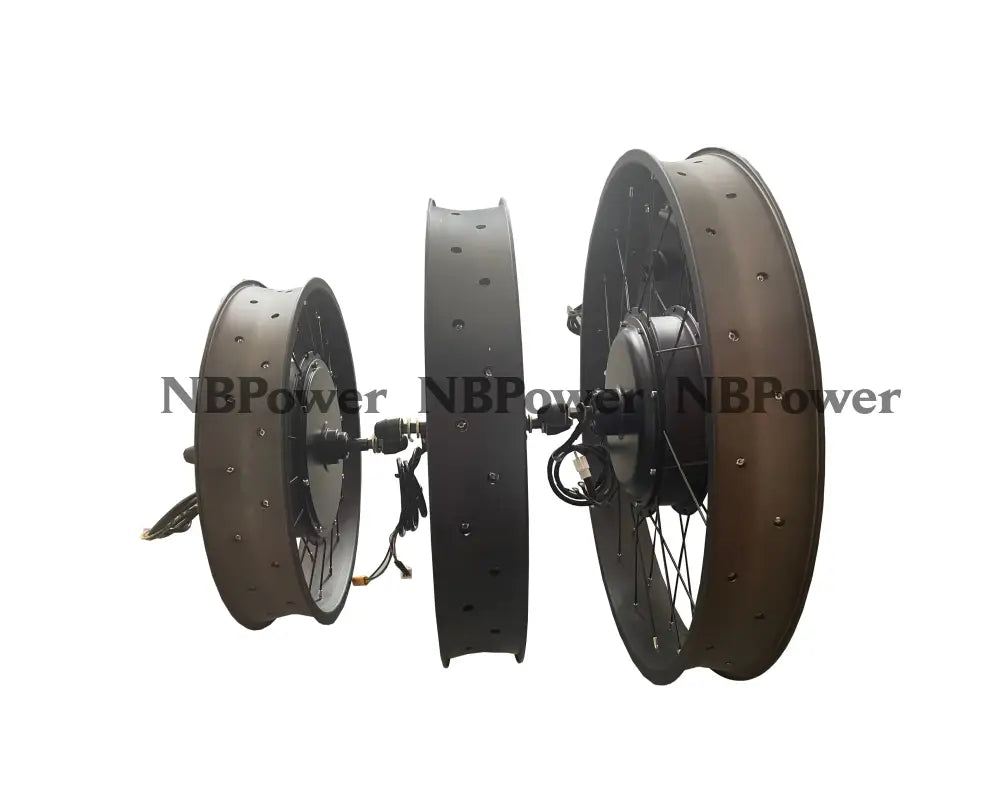 20*4.0 /24*4.0/26*4.0 Front 135mm dropout 48-72V 2000W Fat motorwheel with spokes,Front Fat motorwheel
