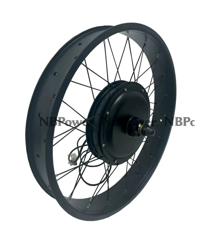 20*4.0 /24*4.0/26*4.0 Front 135mm dropout 48-72V 2000W Fat motorwheel with spokes,Front Fat motorwheel 24*4.0