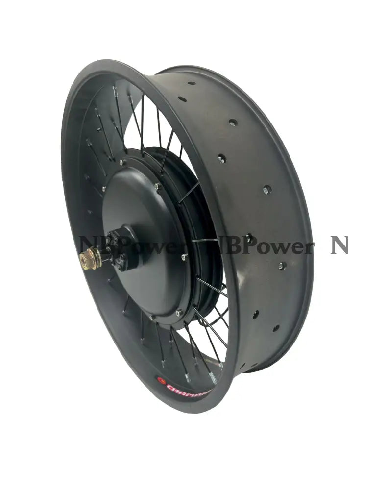 20*4.0 /24*4.0/26*4.0 Front 135mm dropout 48-72V 2000W Fat motorwheel with spokes,Front Fat motorwheel
