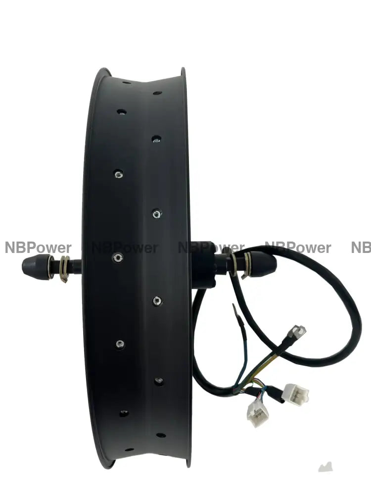 20*4.0 80/100mm width rim with rear 170mm dropout 72V 3000W Fat motorwheel with spokes