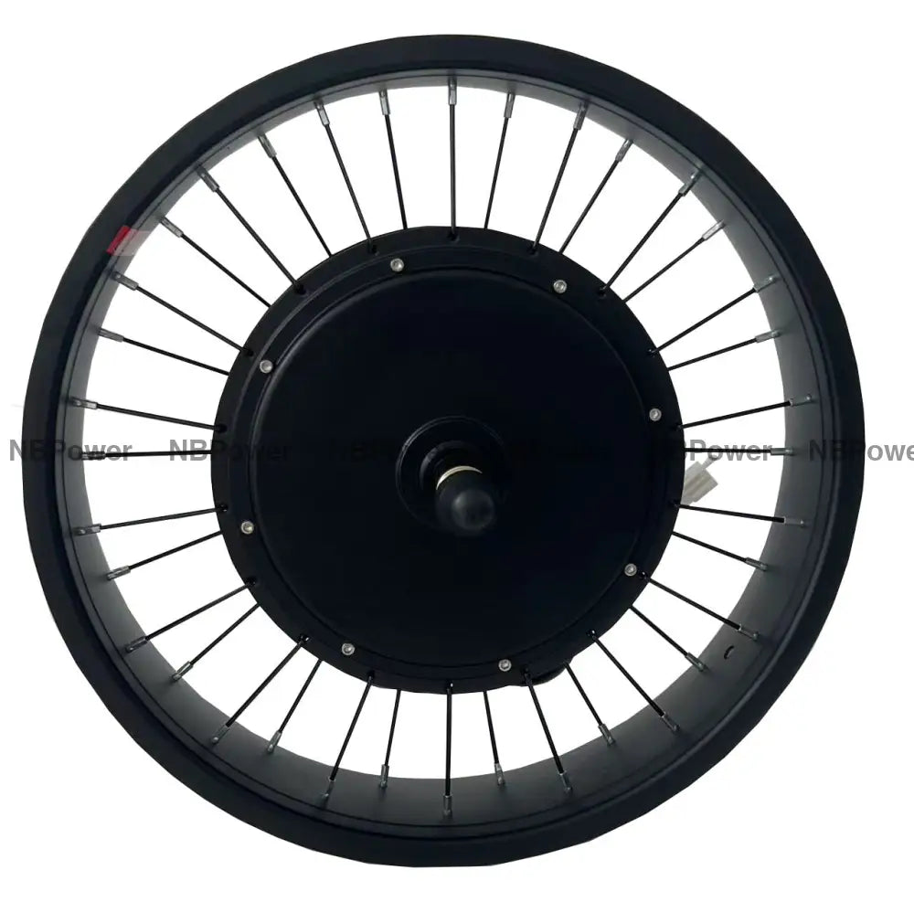 20*4.0 80/100mm width rim with rear 170mm dropout 72V 3000W Fat motorwheel with spokes 20inch 80mm width Fat rim