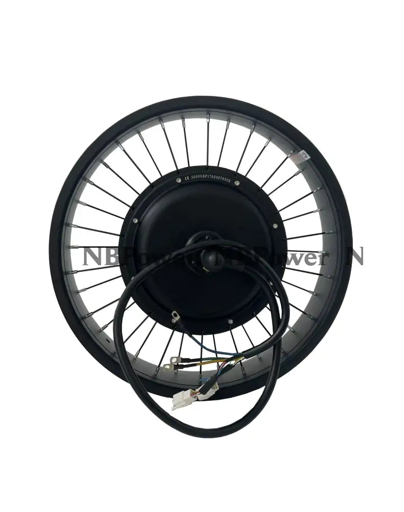 20*4.0 80/100mm width rim with rear 170mm dropout 72V 3000W Fat motorwheel with spokes