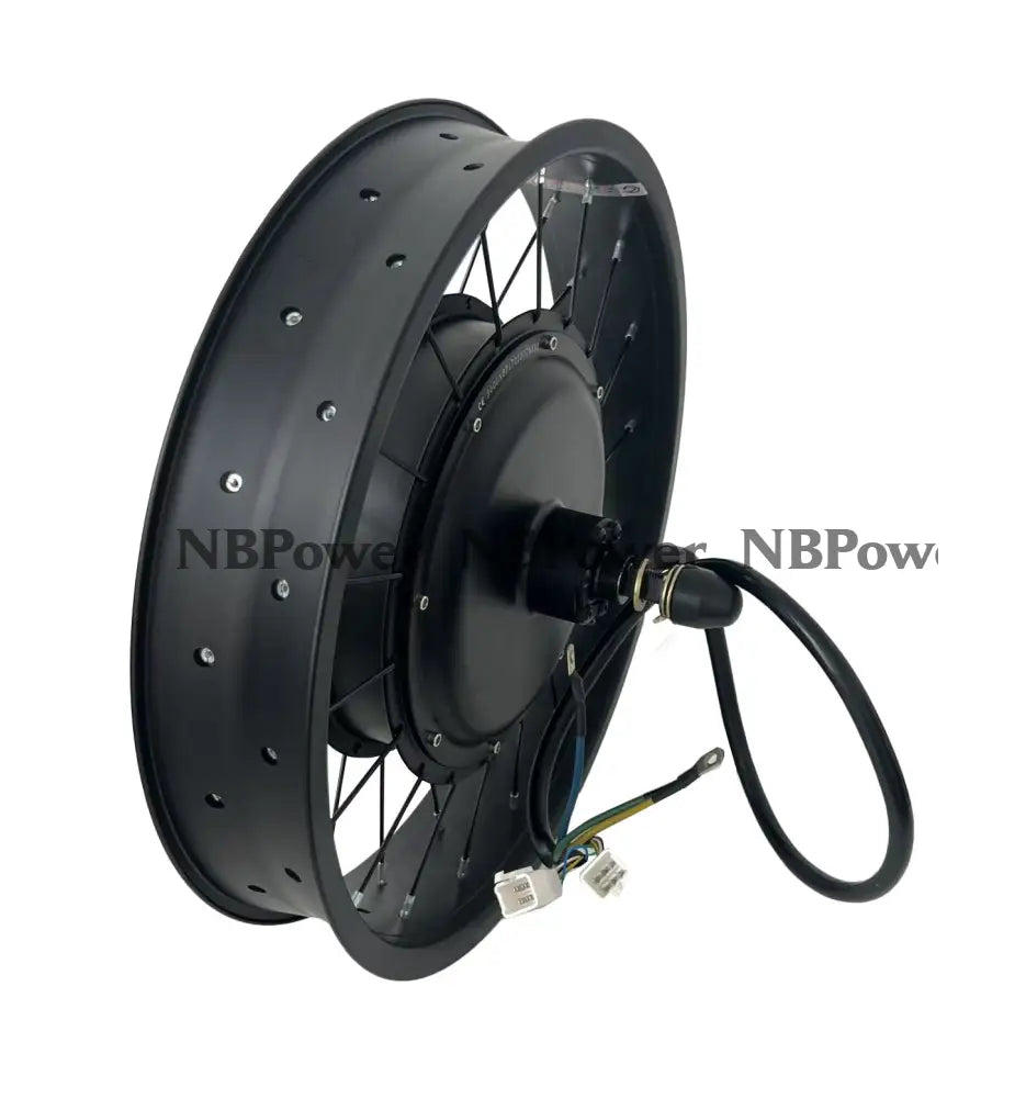 20*4.0 80/100mm width rim with rear 170mm dropout 72V 3000W Fat motorwheel with spokes