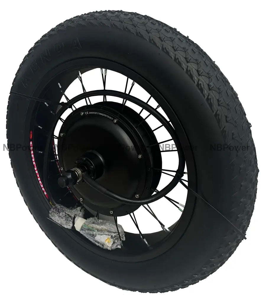 20*4.0 Fat rim 170/190mm dropout Rear wheel 3000W Fat motorwheel with 4.0 tire and 7 speed freewheel 170mm dropout