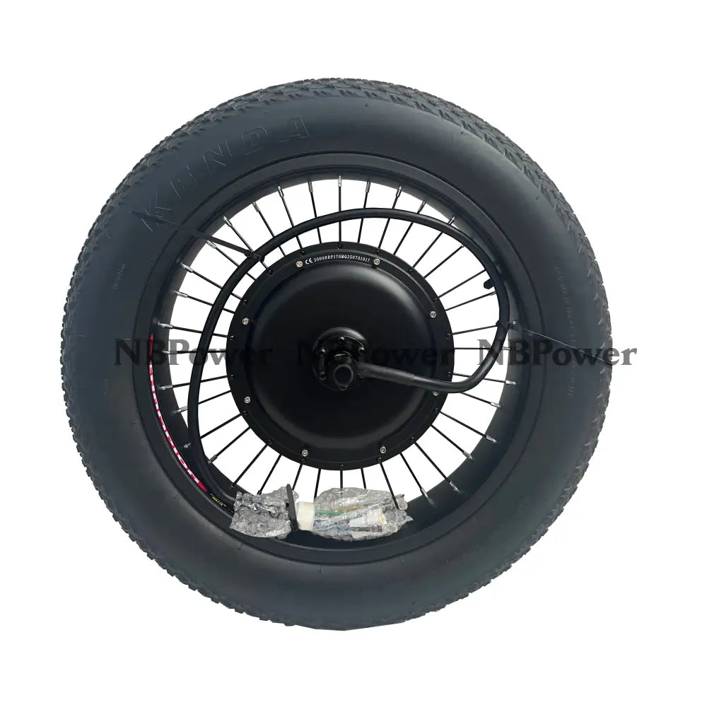 20*4.0 Fat rim 170/190mm dropout Rear wheel 3000W Fat motorwheel with 4.0 tire and 7 speed freewheel