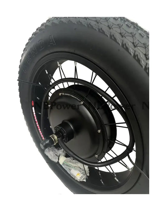 20*4.0 Fat rim 170/190mm dropout Rear wheel 3000W Fat motorwheel with 4.0 tire and 7 speed freewheel