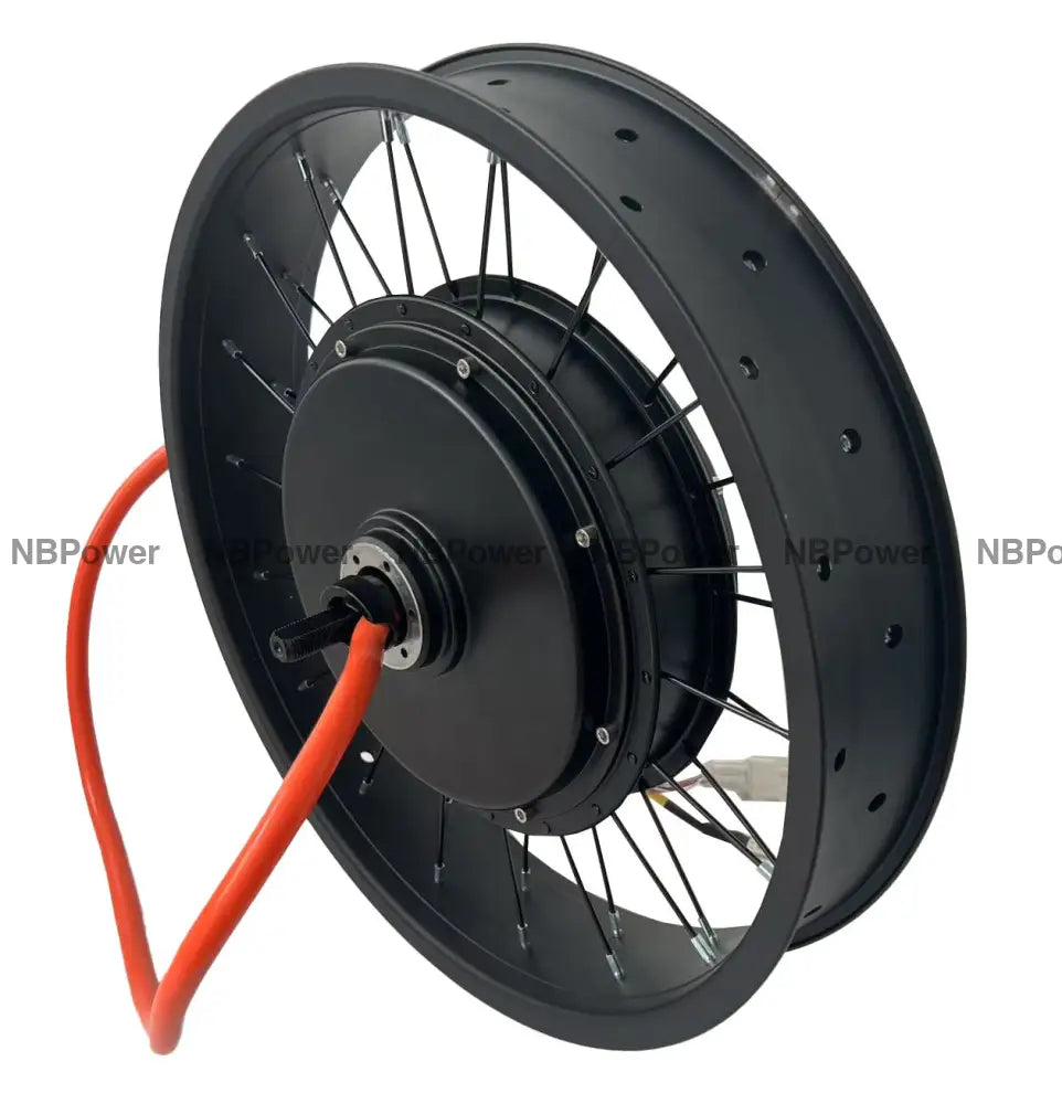 20*4.0 Fat rim QS 205 3.5T/4T/5T 150mm dropout 5000W motorwheel with single freewheel 5T