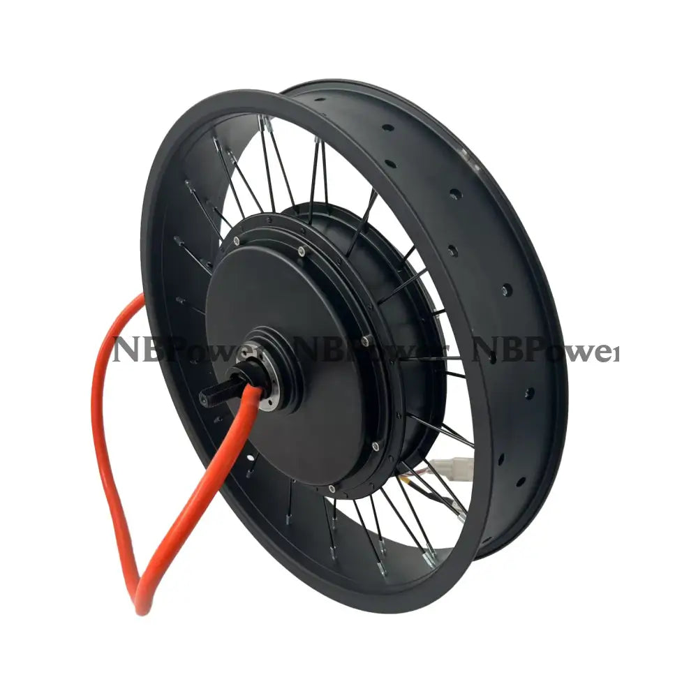20*4.0 Fat rim QS 205 3.5T/4T/5T 150mm dropout 5000W motorwheel with single freewheel 5T