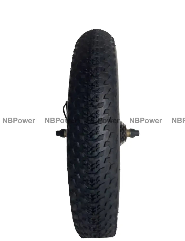 20*4.0 Fat rim with Rear 170mm/190mm dropout 52V/72V 2000W Fat motorwheel with 20*4.0 Fat tire and 7 speed freewheel